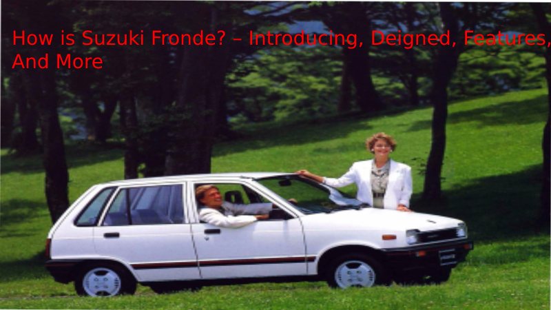 suzuki fronde