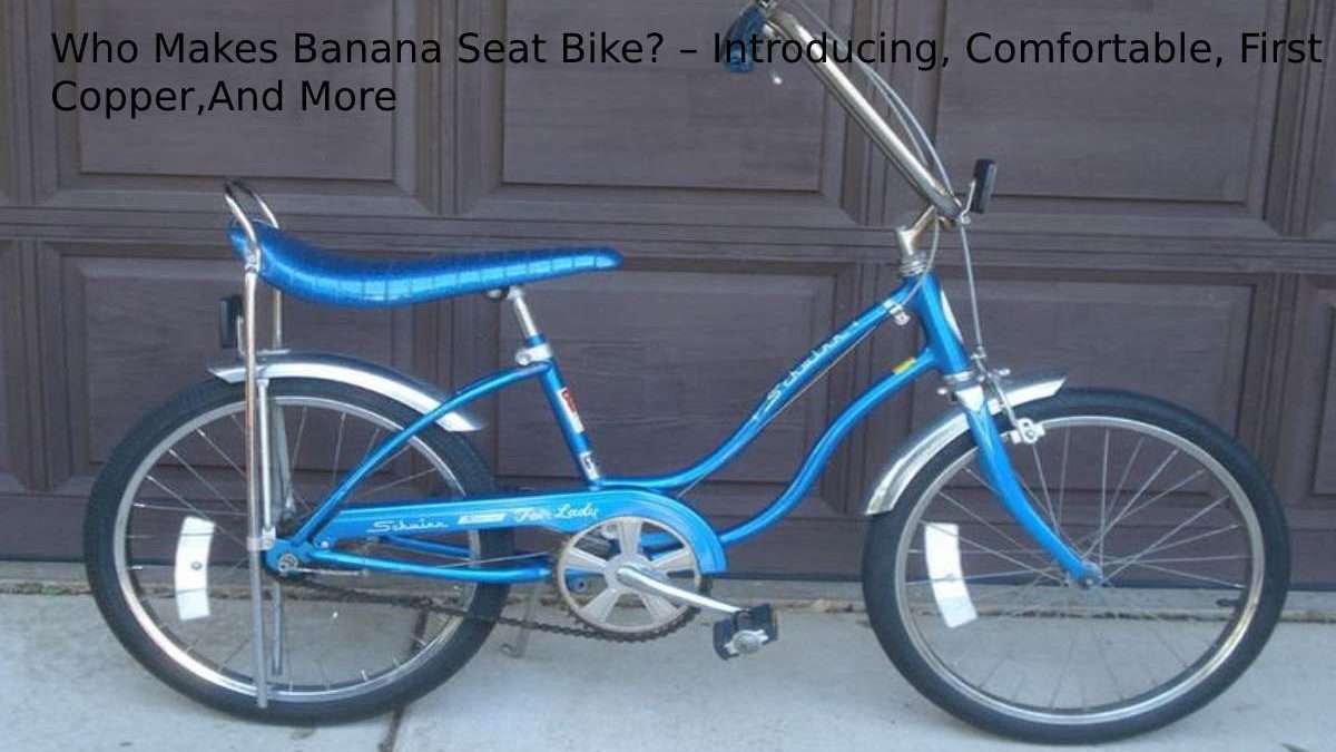 Who Makes Banana Seat Bike? – Introducing, Comfortable, First Copper, And More