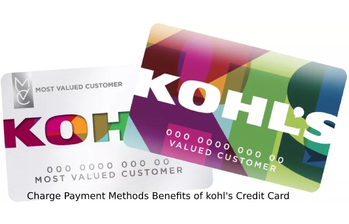 Charge Payment Methods Benefits of kohl's Credit Card