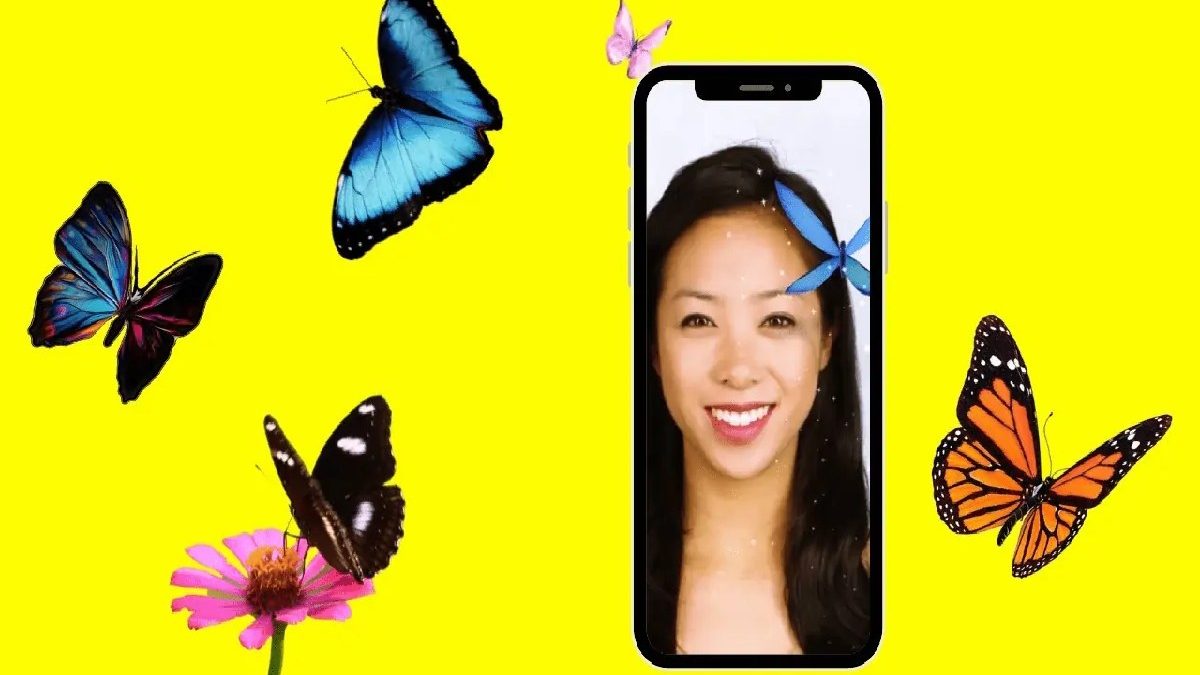 Unlock the Butterflies Lens on Snapchat