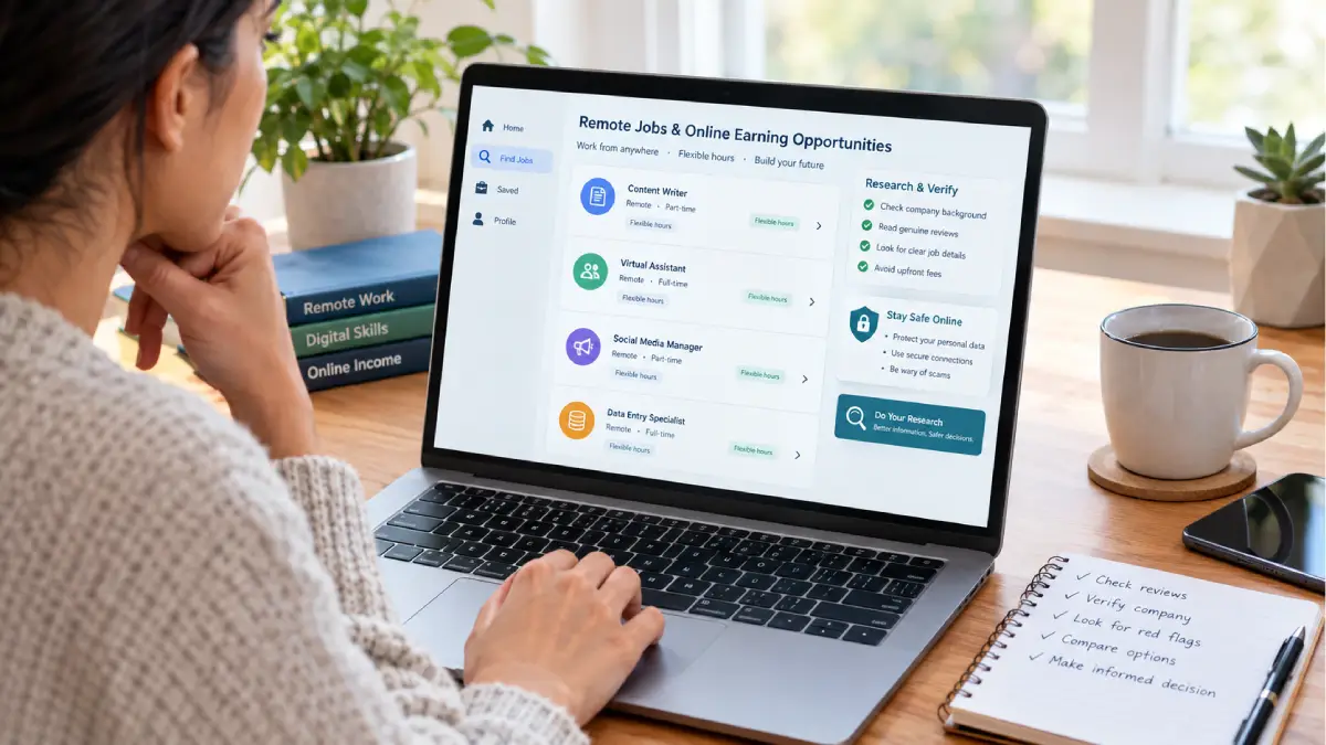 Haddiglips: What It Is, Online Earning Claims, Safety Checks and Remote Jobs